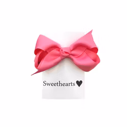 Rosettshop - Hårrosett small 7,5cm Classic ROSA