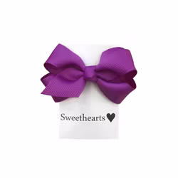 Rosettshop - Hårrosett small 7,5cm Classic LILA
