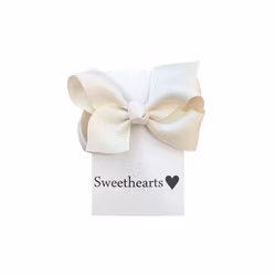 Rosettshop - Hårrosett small 7,5cm Classic CREME
