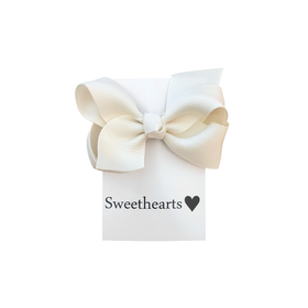 Rosettshop - Hårrosett small 7,5cm Classic CREME