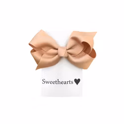 Rosettshop - Hårrosett small 7,5cm Classic NOUGAT