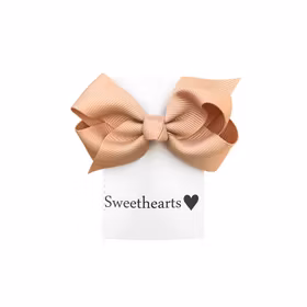 Rosettshop - Hårrosett small 7,5cm Classic NOUGAT
