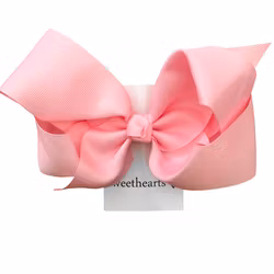Rosettshop - Hårrosett large 15cm Classic LJUSROSA