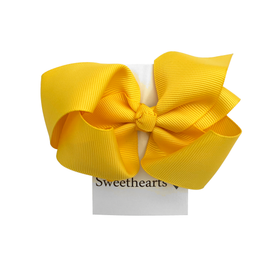 Hårrosett medium - Sweethearts Classic VIT