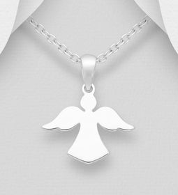 Halsband Ängel - ett smycke med Skyddsängel i äkta silver