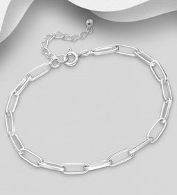 Silverarmband - stilfull kedja i äkta 925 sterling silver