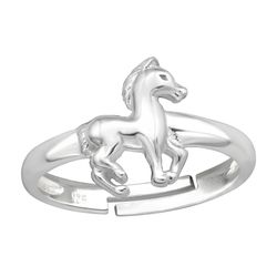 Barnring Häst - söt ring till barn i äkta 925 sterling silver