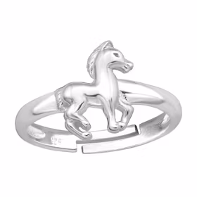 Barnring Häst - söt ring till barn i äkta 925 sterling silver