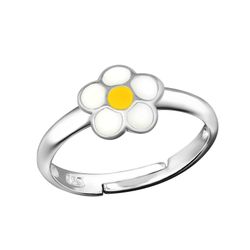 Barnring Prästkrage - söt ring till barn i äkta sterling silver