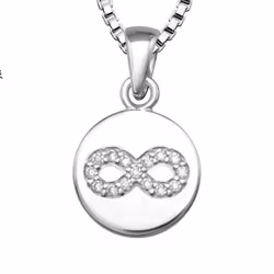 Halsband till pojke med evighetstecken i äkta sterling silver