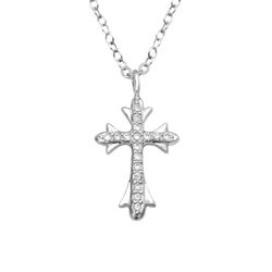 Halsband MINI - minikors i vacker design med silverkedja