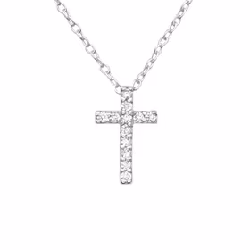 Halsband MINI - litet minikors med 925 sterling silverkedja