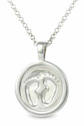 Silverhalsband "Baby Steps" i äkta 925 sterling silver