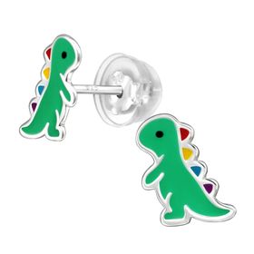 Barnörhängen Dino - söta örhängen till barn i äkta silver