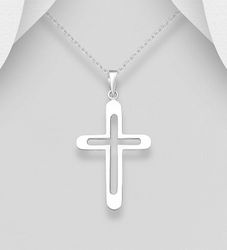 Halsband med kors - Elegant silverkors i äkta 925 silver