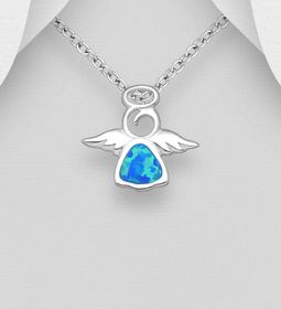 Dopsmycke pojke - Skyddsängel i rent 925 sterling silver