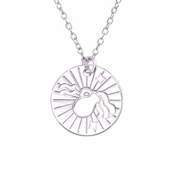 Halsband Stjärntecken Vattumannen i äkta 925 sterling silver