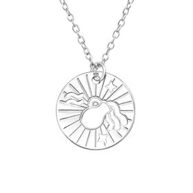 Halsband Stjärntecken Vattumannen i äkta 925 sterling silver