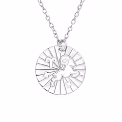 Halsband Stjärntecken Väduren i äkta 925 sterling silver