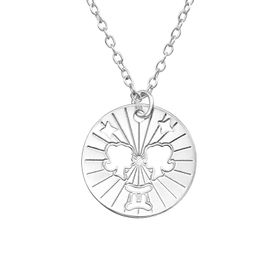 Halsband Stjärntecken Tvillingarna i äkta 925 sterling silver