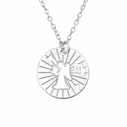 Halsband Stjärntecken Jungfrun i äkta 925 sterling silver