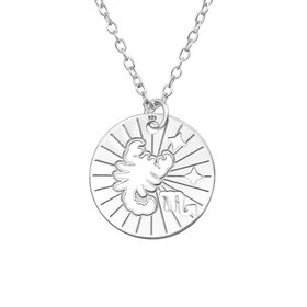 Halsband Stjärntecken Skorpionen i äkta 925 sterling silver