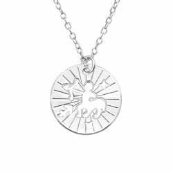 Halsband Stjärntecken Skytten i äkta 925 sterling silver