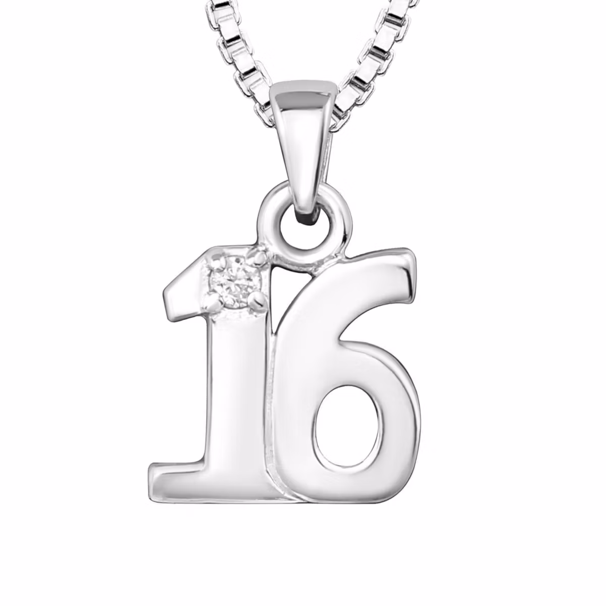 Silverhalsband - söt present till 16-åring - barnsmycken i äkta 925 sterling silver