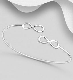 Armring Evighetstecken - stelt armband i silver dam