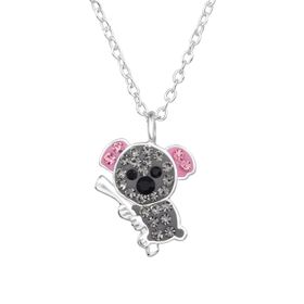 Barnhalsband glittrande Koala - i 925 äkta sterling silver