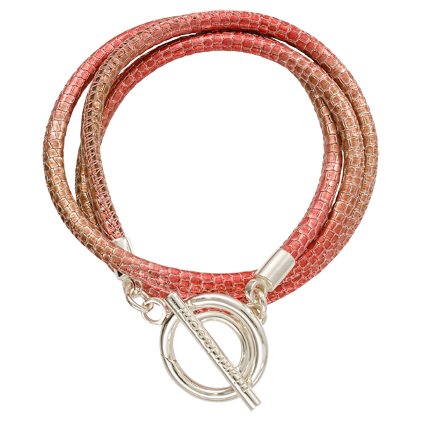 Armband - Wrap Bracelet Shimmer Silver LARGE