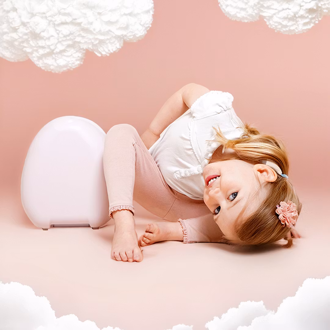 Doppresent flicka - dopgåva Potträningskit Pastellrosa