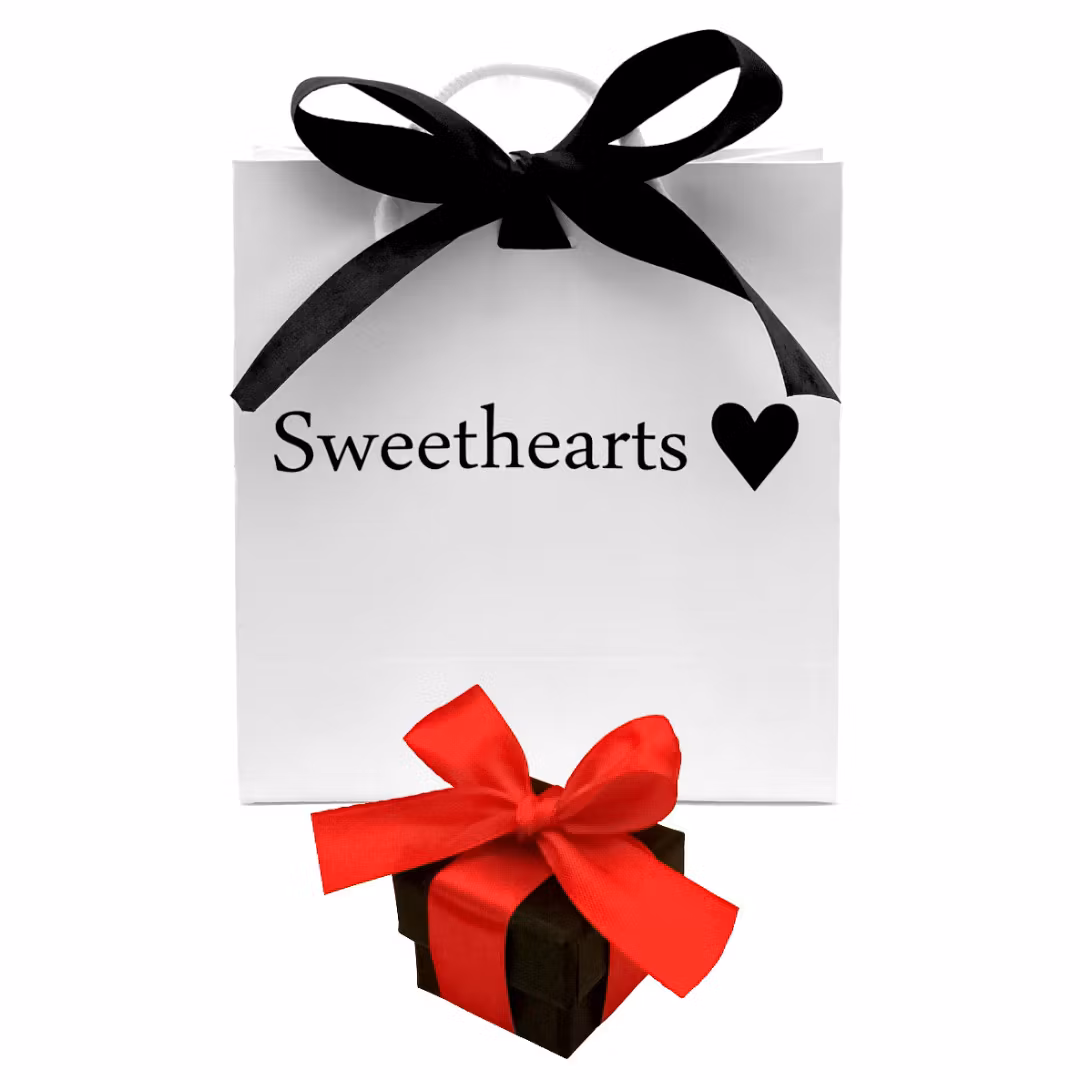 Presenttips - Smyckesset Dubbla cubic zirkonia stenar