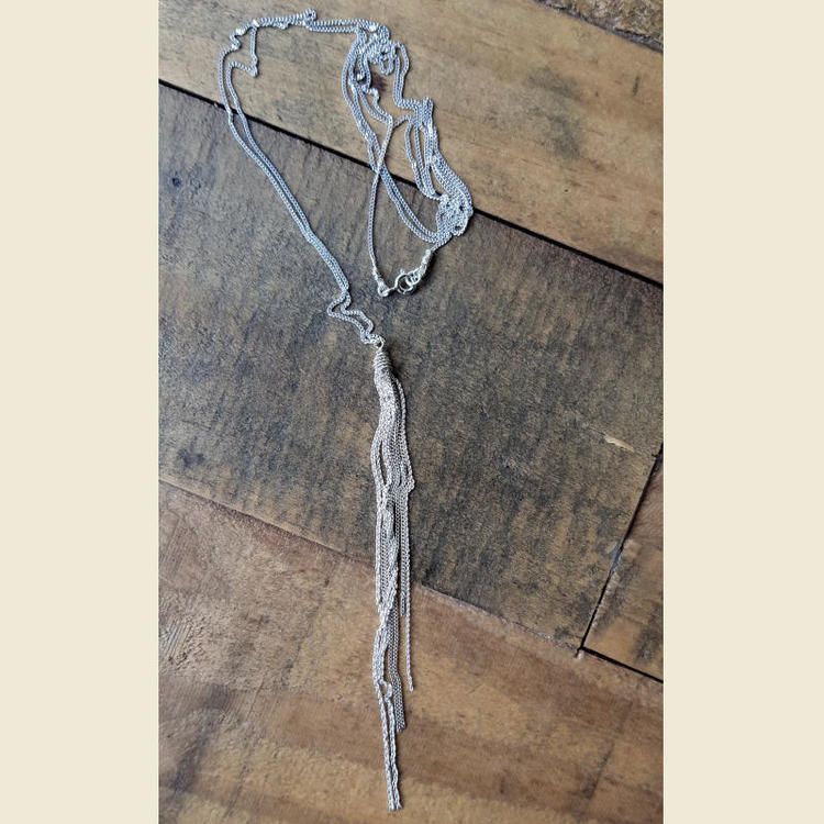 Silverhalsband Feathers delight