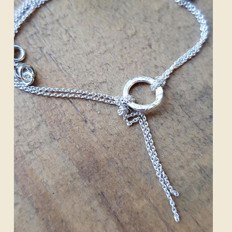 Silverarmband Connected