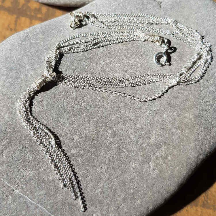 Silverarmband Feathers delight.