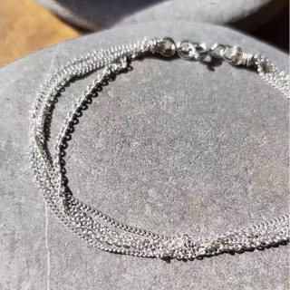Silverarmband Feathers delight soft