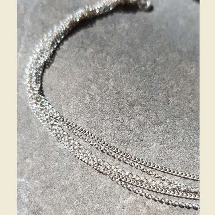 Silverarmband Feathers delight soft