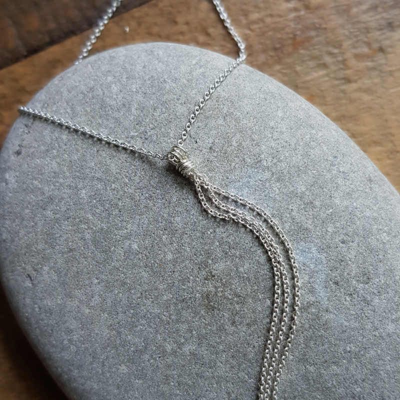 Silverhalsband Simple & Sweet short