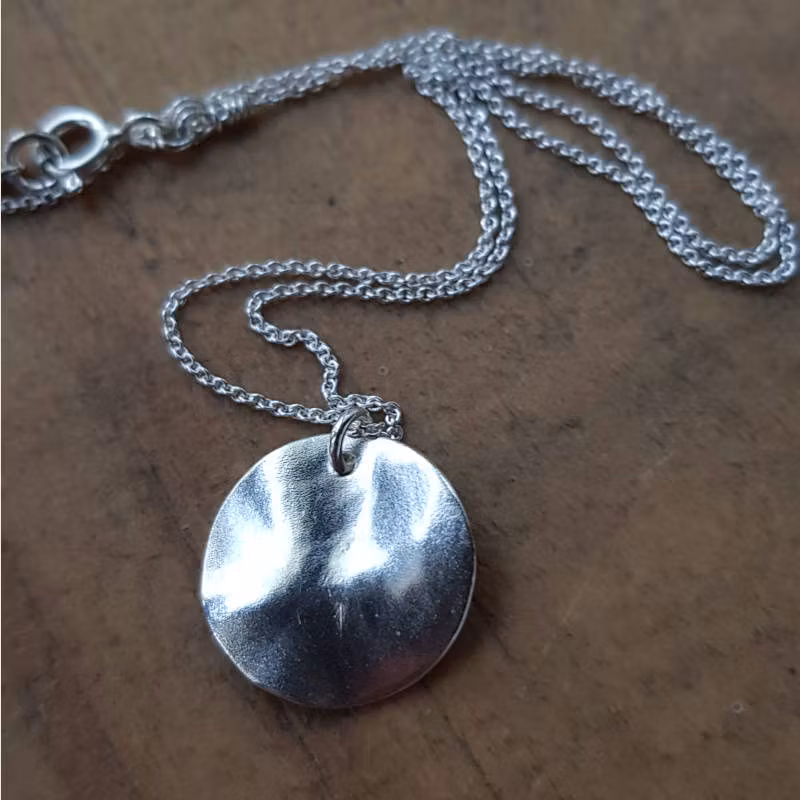 Silverhalsband Reflection