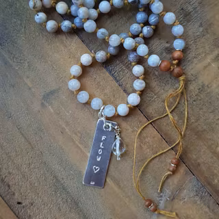 Mala halsband bambuagat Flow