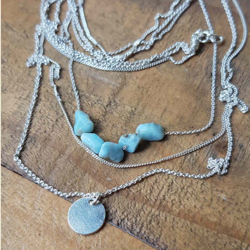 Silverhalsband Seaside Lullaby short