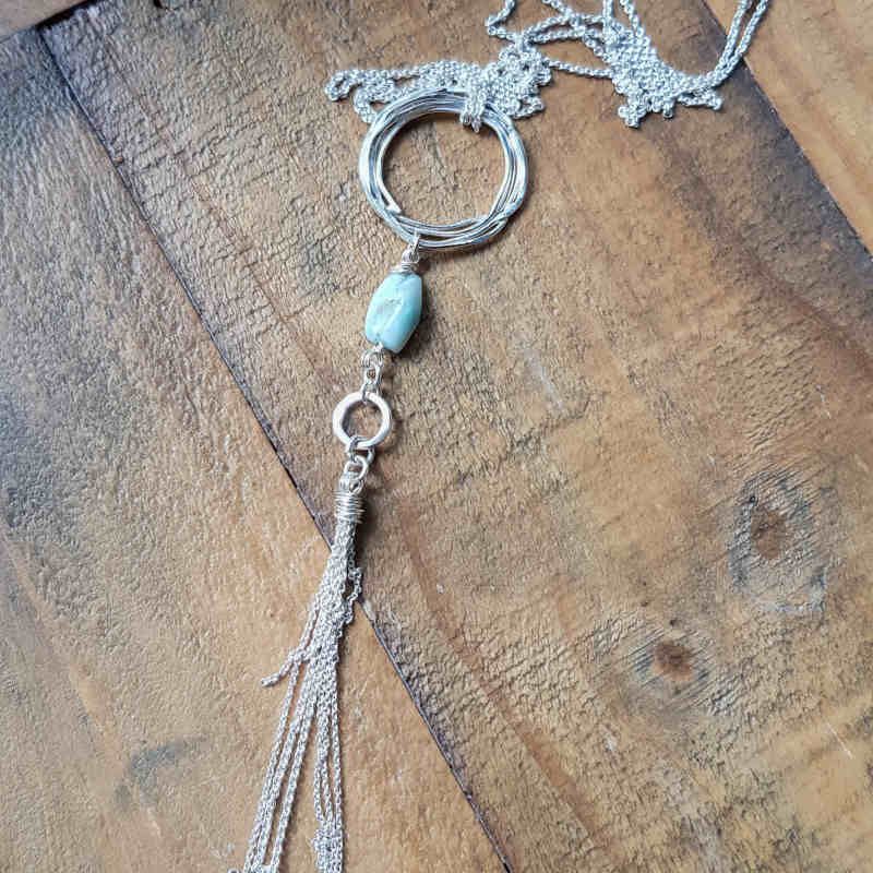 Silverhalsband Dreamcatcher nr1