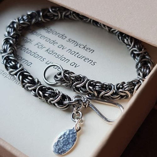 Silverarmband länkar