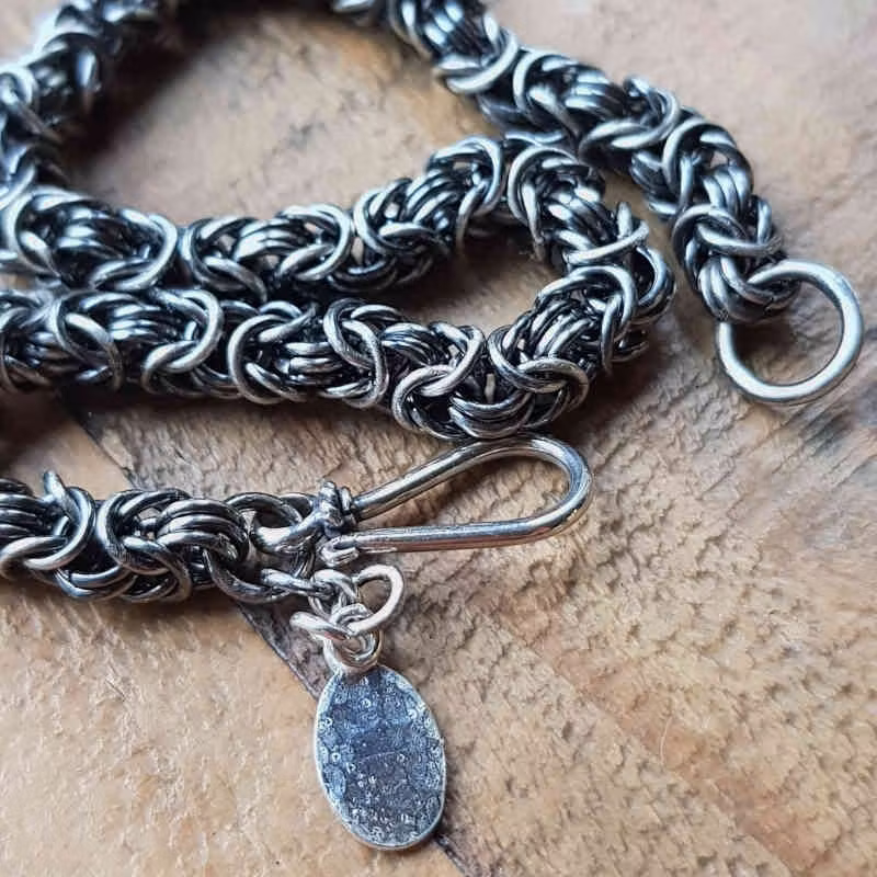 Silverarmband länkar