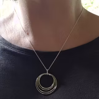 Silverhalsband Spira