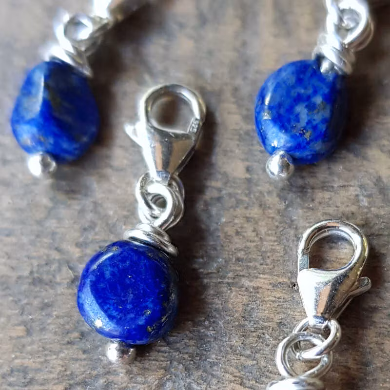 Kristallberlock Lapis lazuli