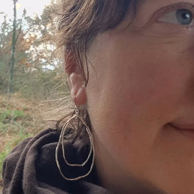 Örhänge Sjögräs stor nr 4