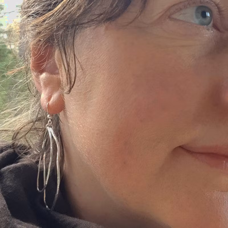 Örhänge Sjögräs stor nr 4