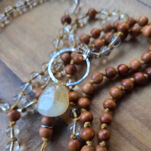 Mala halsband Citrin